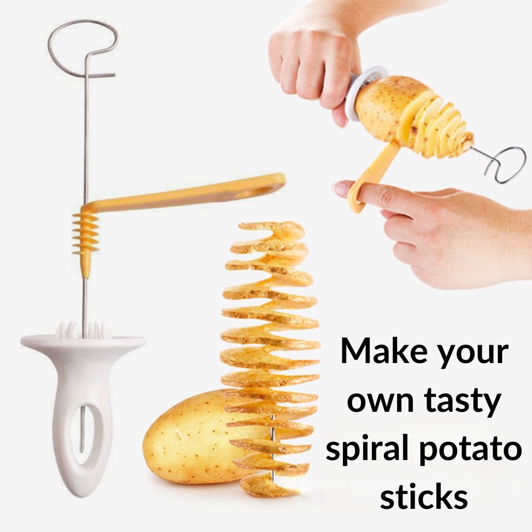 SpinSwirl™ – Tornado Spiral Potato Slicer